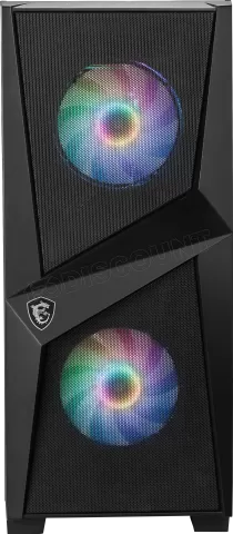 Boitier Moyen Tour ATX MSI Mag Forge 100M RGB avec panneau vitré (Noir) à  prix bas