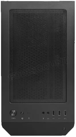 Photo de Boitier Moyen Tour ATX MSI Mag Forge M100R RGB avec panneau vitré (Noir)