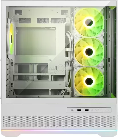 Photo de Boitier Moyen Tour ATX MSI Mag Pano 110R Project Zero RGB avec panneaux vitrés (Blanc)