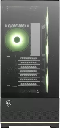 Photo de Boitier Moyen Tour ATX MSI Mag Pano 110R Project Zero RGB avec panneaux vitrés (Noir)