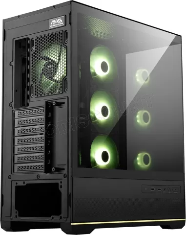 Photo de Boitier Moyen Tour ATX MSI Mag Pano 110R Project Zero RGB avec panneaux vitrés (Noir)