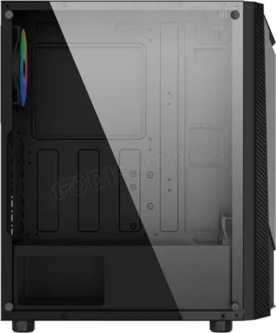 Photo de Boitier Moyen Tour ATX MSI Mag Shield 110R RGB avec panneaux vitrés (Noir)