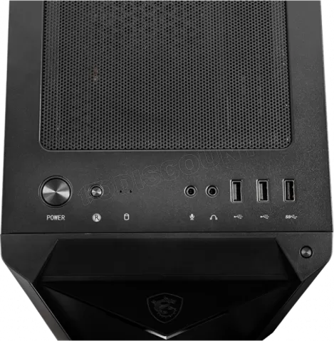 Photo de Boitier Moyen Tour ATX MSI Mag Shield 110R RGB avec panneaux vitrés (Noir)