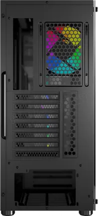 Photo de Boitier Moyen Tour ATX MSI Mag Vampiric 010 RGB avec panneaux vitrés (Noir)