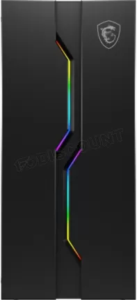 Photo de Boitier Moyen Tour ATX MSI Mag Vampiric 010 RGB avec panneaux vitrés (Noir)