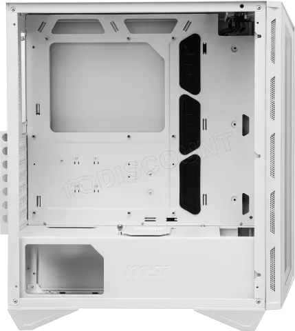 Photo de Boitier Moyen Tour ATX MSI MPG Gungnir 110R RGB avec panneaux vitrés (Blanc)