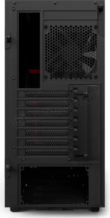 Photo de Boitier Moyen Tour ATX NZXT H500 avec panneau vitré (Noir/Rouge)