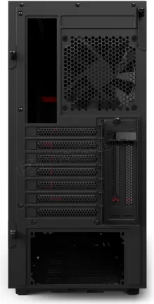 Photo de Boitier Moyen Tour ATX NZXT H500i avec panneau vitré (Noir/Rouge)
