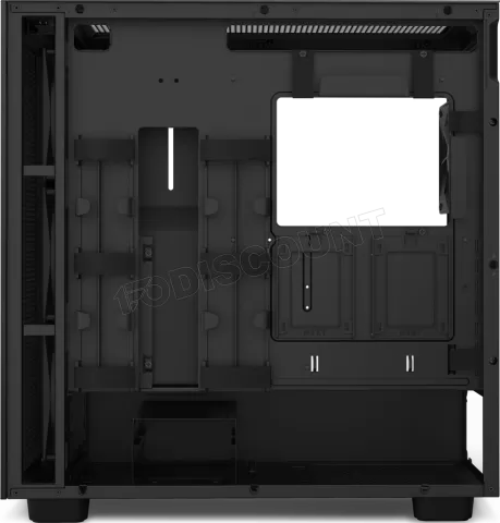 Photo de Boitier Moyen Tour ATX NZXT H7 Flow RGB avec panneau vitré (Noir)
