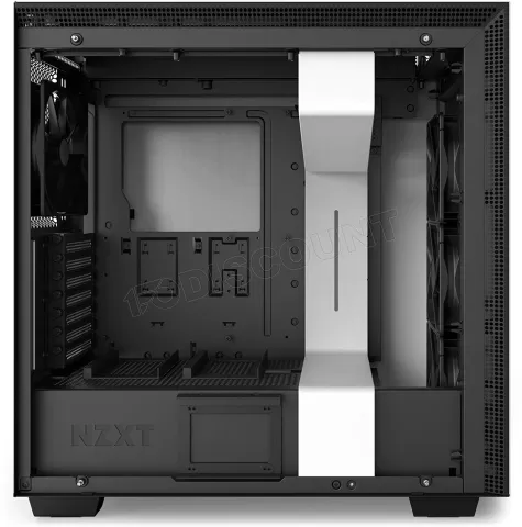 Photo de Boitier Moyen Tour ATX NZXT H700i avec panneau vitré (Blanc/Noir)