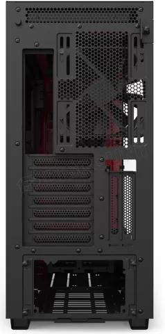 Photo de Boitier Moyen Tour ATX NZXT H710i RGB avec panneau vitré (Noir/Rouge)