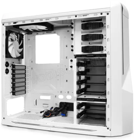 Photo de Boitier Moyen Tour ATX NZXT Phantom 410 (Blanc/Bleu)