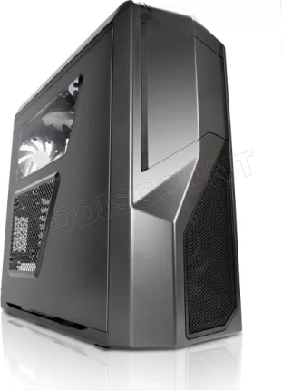 Boîtier PC LC Power Moyen Tour Avec Ventilateurs (Noir/Gris) - Neuf