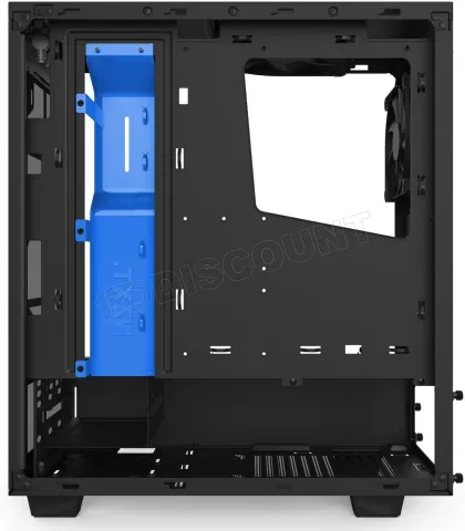 Photo de Boitier Moyen Tour ATX NZXT Source S340 avec fenêtre (Noir/Bleu)