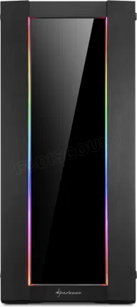 Photo de Boitier Moyen Tour ATX Sharkoon Elite Shark CA200G RGB avec panneaux vitrés (Noir)