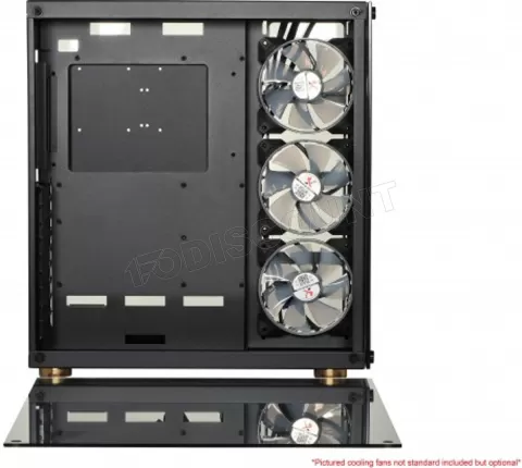 Photo de Boitier Moyen Tour ATX Spire X2 Protonic RGB avec panneaux vitrés (Noir)