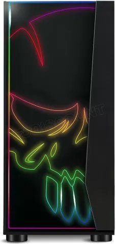 SPIRIT OF GAMER - Boitier PC Gamer RGB Ghost One - Façade et Paroi en Verre  Trempé - 60 Modes de Rétroéclairage - 2 Ventilateur Adressable 120mm Inclus  - Compatible Aura/MSI Mystic/ASROCK : : Jeux vidéo