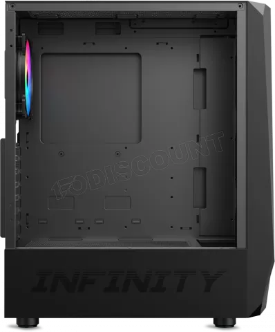 Spirit Of Gamer - Infinity Dark  Boitier PC Gamer Noir RGB Moyen