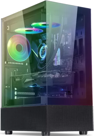 Photo de Boitier Moyen Tour ATX Spirit Of Gamer Spectra Dark RGB avec panneaux vitrés (Noir)