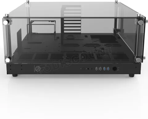 Photo de Boitier Moyen Tour ATX Thermaltake Core P5 TG avec panneaux vitrés (Noir)