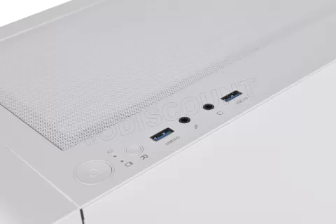 Photo de Boitier Moyen Tour ATX Thermaltake S200 TG RGB avec panneau vitré (Blanc)