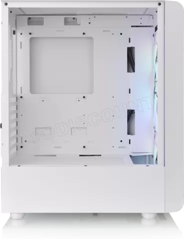 Photo de Boitier Moyen Tour ATX Thermaltake S200 TG RGB avec panneau vitré (Blanc)