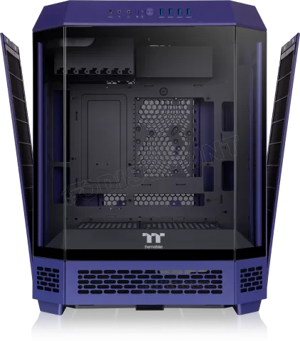 Photo de Boitier Moyen Tour ATX Thermaltake The Tower 600 avec panneaux vitrés (Violet)