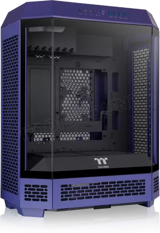 Photo de Boitier Moyen Tour ATX Thermaltake The Tower 600 avec panneaux vitrés (Violet)