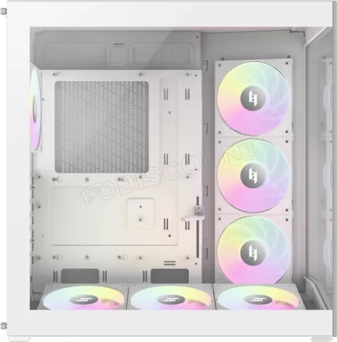 Photo de Boitier Moyen Tour ATX Xeron Nex C56 RGB avec panneaux vitrés (Blanc)