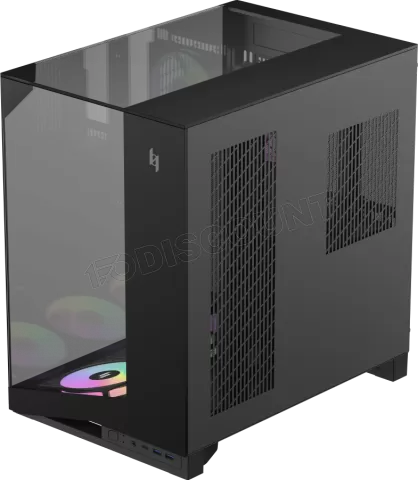Photo de Boitier Moyen Tour ATX Xeron Nex C56 VC RGB avec panneaux vitrés (Noir)