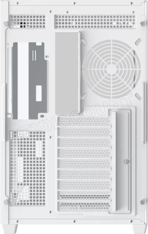 Photo de Boitier Moyen Tour ATX Xigmatek Aqua V Air RGB avec panneaux vitrés (Blanc)