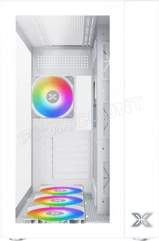 Photo de Boitier Moyen Tour ATX Xigmatek Aquarius Pro RGB avec panneaux vitrés (Blanc)