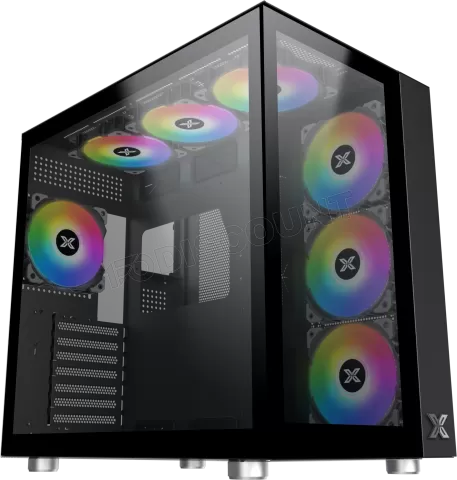 XIGMATEK BOITIER PC Beast - Moyen Tour - RGB - Noir - Verre trempé