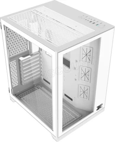 Photo de Boitier Moyen Tour ATX Xigmatek Aquarius S RGB avec panneaux vitrés (Blanc)