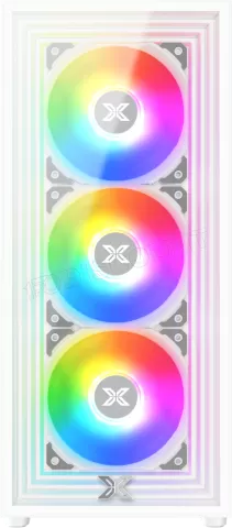 Photo de Boitier Moyen Tour ATX Xigmatek Phantom RGB avec panneaux vitrés (Blanc)