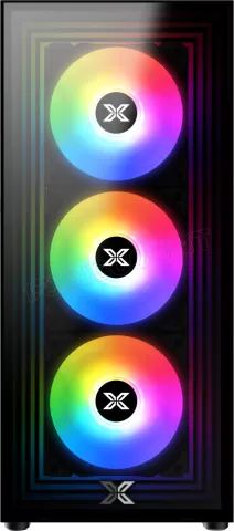 Photo de Boitier Moyen Tour ATX Xigmatek Phantom RGB avec panneaux vitrés (Noir)