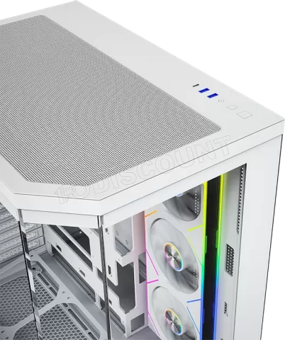 Photo de Boitier Moyen Tour ATX XYZ Neutron X RGB avec panneaux vitrés (Blanc)