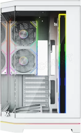 Photo de Boitier Moyen Tour ATX XYZ Neutron X RGB avec panneaux vitrés (Blanc)