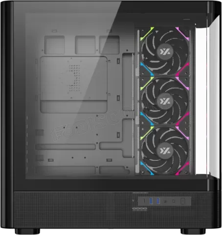 Photo de Boitier Moyen Tour ATX XYZ Quantum RGB avec panneaux vitrés (Noir)