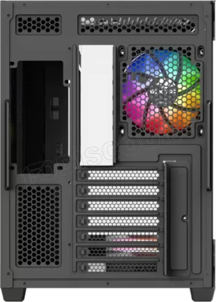 Photo de Boitier Moyen Tour ATX XYZ Tesseract X RGB avec panneaux vitrés (Noir)