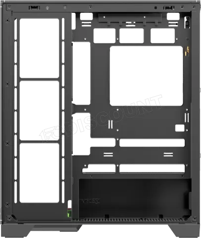 Photo de Boitier Moyen Tour ATX XYZ Trifecta Hydrotemp RGB avec panneaux vitrés (Noir) avec Watercooling