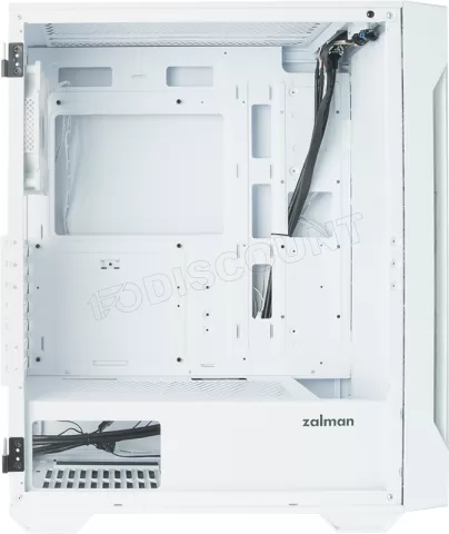 Photo de Boitier Moyen Tour ATX Zalman I3 Neo TG RGB avec panneaux vitrés (Blanc)