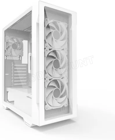 Boîtier PC Gamer I3 NEO WH Mid Tower - Vitre Trempée, 4 Ventilos RGB 120mm, Blanc - Neuf