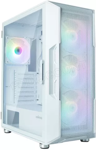 Photo de Boitier Moyen Tour ATX Zalman I3 Neo V2 ARGB avec panneau vitré (Blanc)