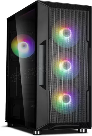 Photo de Boitier Moyen Tour ATX Zalman I3 Neo V2 ARGB avec panneau vitré (Noir)
