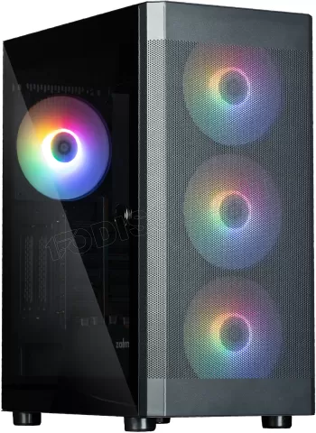 Photo de Boitier Moyen Tour ATX Zalman I4 RGB avec panneau vitré (Noir)