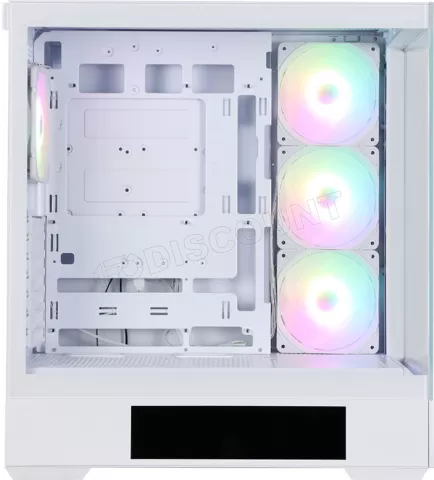 Photo de Boitier Moyen Tour ATX Zalman P40 DS RGB avec panneaux vitrés (Blanc)