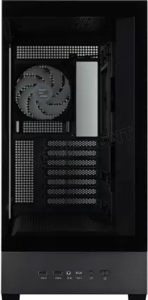 Photo de Boitier Moyen Tour ATX Zalman P40 DS RGB avec panneaux vitrés (Noir)