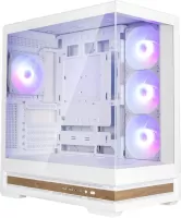 Photo de Boitier Moyen Tour ATX Zalman P40 Namu RGB avec panneaux vitrés (Blanc)