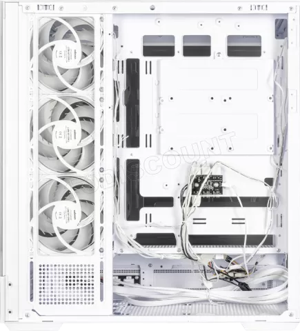 Photo de Boitier Moyen Tour ATX Zalman P40 Namu RGB avec panneaux vitrés (Blanc)